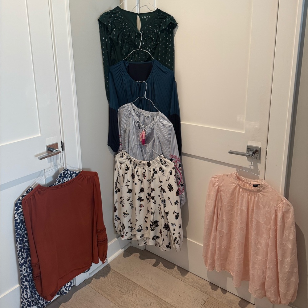 7 Assorted Blouses Bundle - image 1